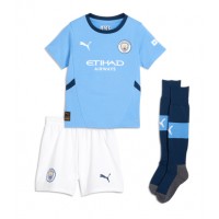 Maglia Calcio Manchester City Bernardo Silva #20 Prima Divisa Bambino 2024-25 Manica Corta (+ pantaloncini)